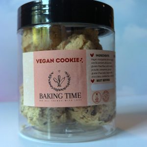Vegan & Gluten-Free Walnut Frozen Cookie Dough Jar